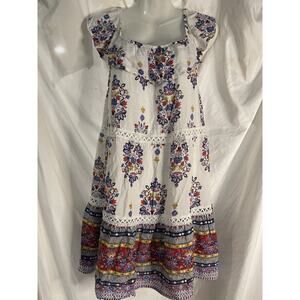 Eyeshadow Cottagecore Dress Women’s Size Small Pullover Floral Lined Summer Fun